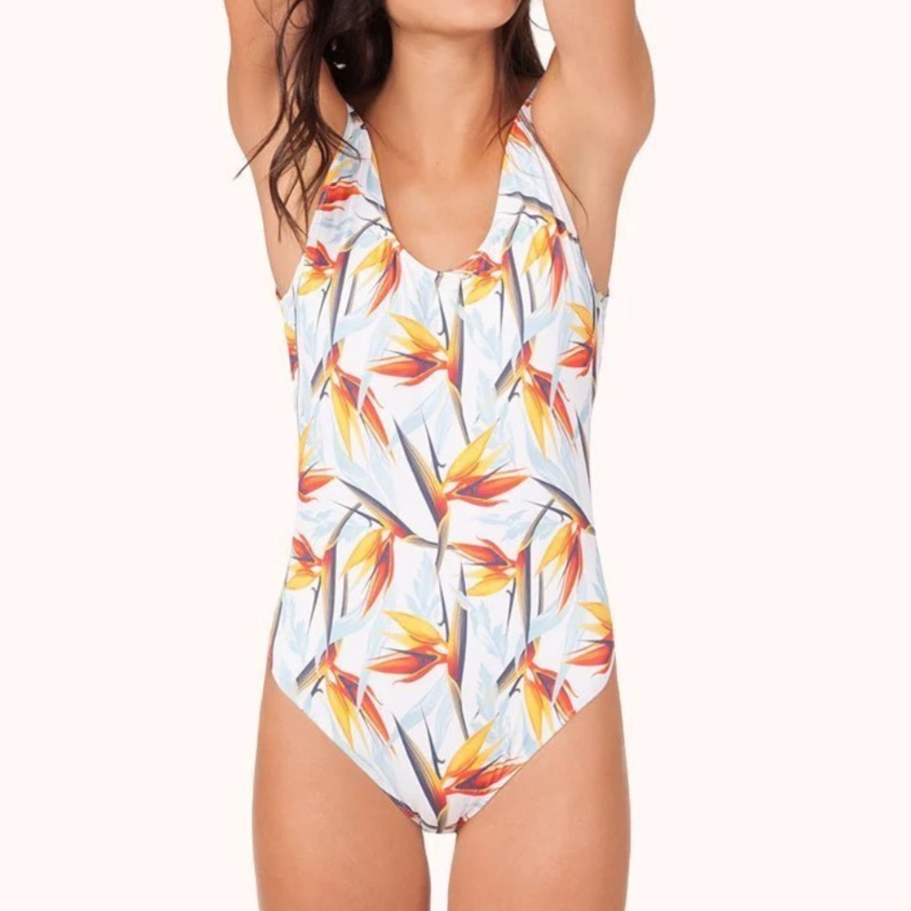 NWT Lively The Tank One Piece Swimsuit Day Break Print